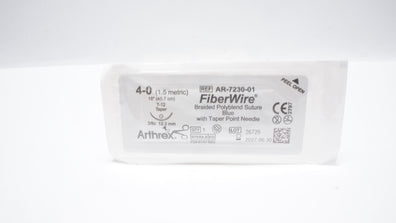 Arthrex AR-7230-01 4-0 FiberWire Braided Stre T-12 12.3mm 3/8 Taper, 18inch